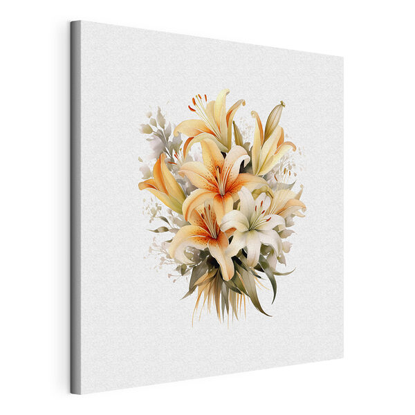 Quadri Un mazzo di fiori su sfondo bianco (COD: s38480) Quadri Quadri Un mazzo di fiori su sfondo bianco (COD: s38480)