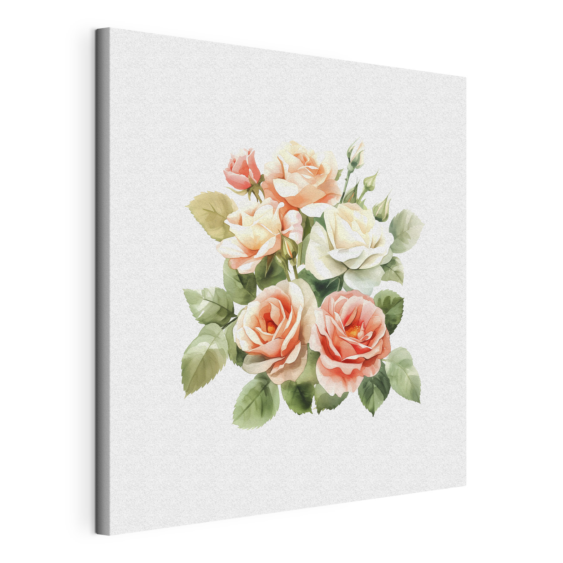 A bouquet of flowers with leaves A bouquet of flowers with leaves
