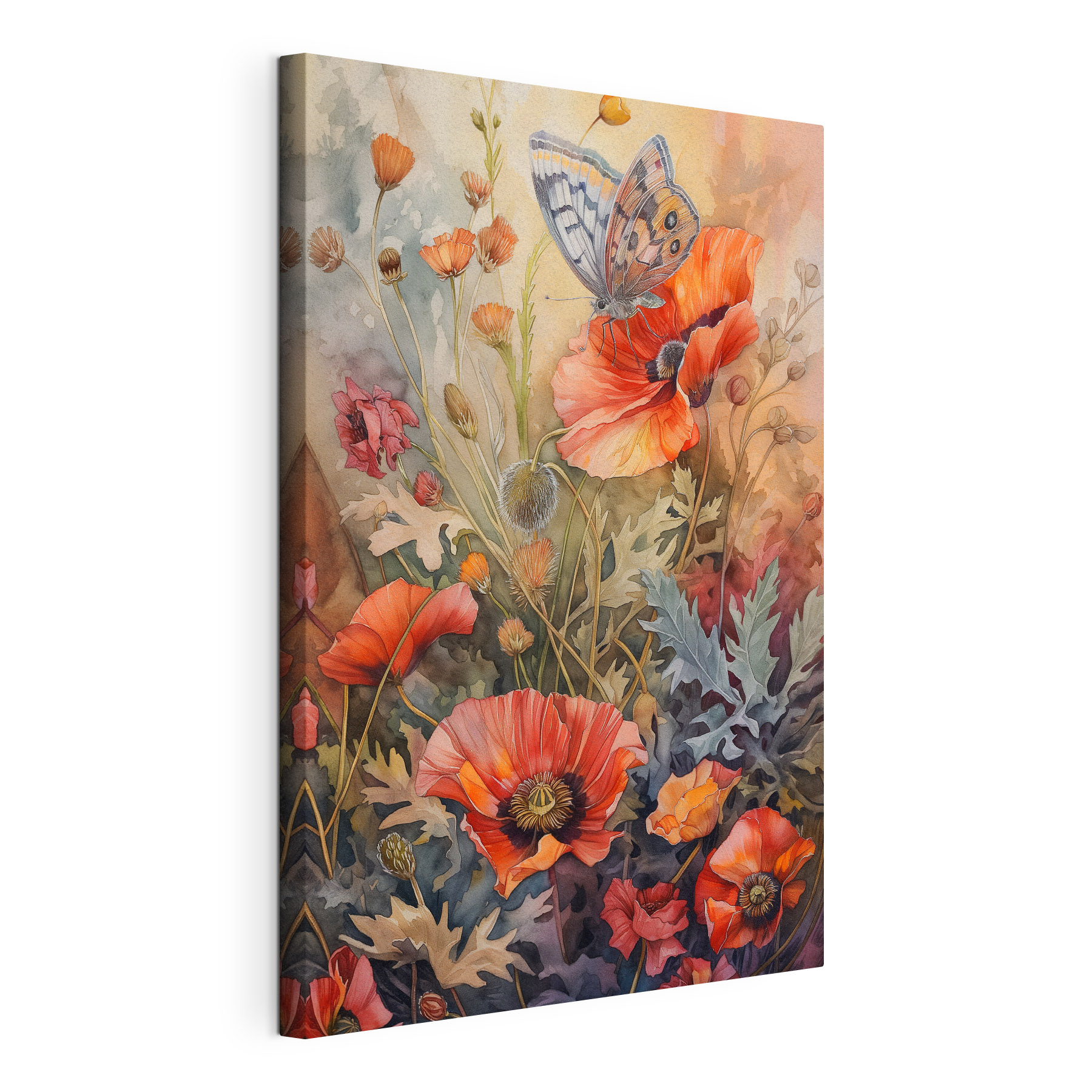 A butterfly on a flower A butterfly on a flower