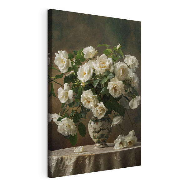 Quadri Un vaso con fiori bianchi (COD: s38556) Quadri Quadri Un vaso con fiori bianchi (COD: s38556)