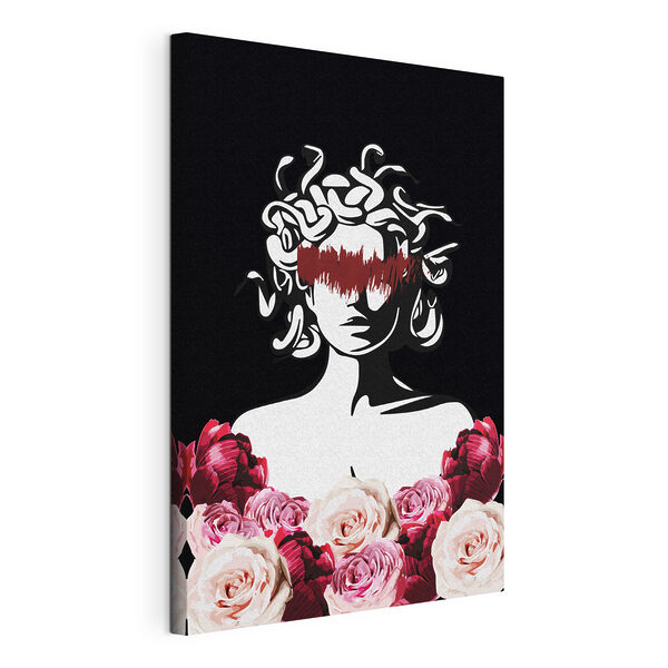 Quadri Una donna con i capelli di Medusa e dei fiori (COD: s38567) Quadri Quadri Una donna con i capelli di Medusa e dei fiori (COD: s38567)
