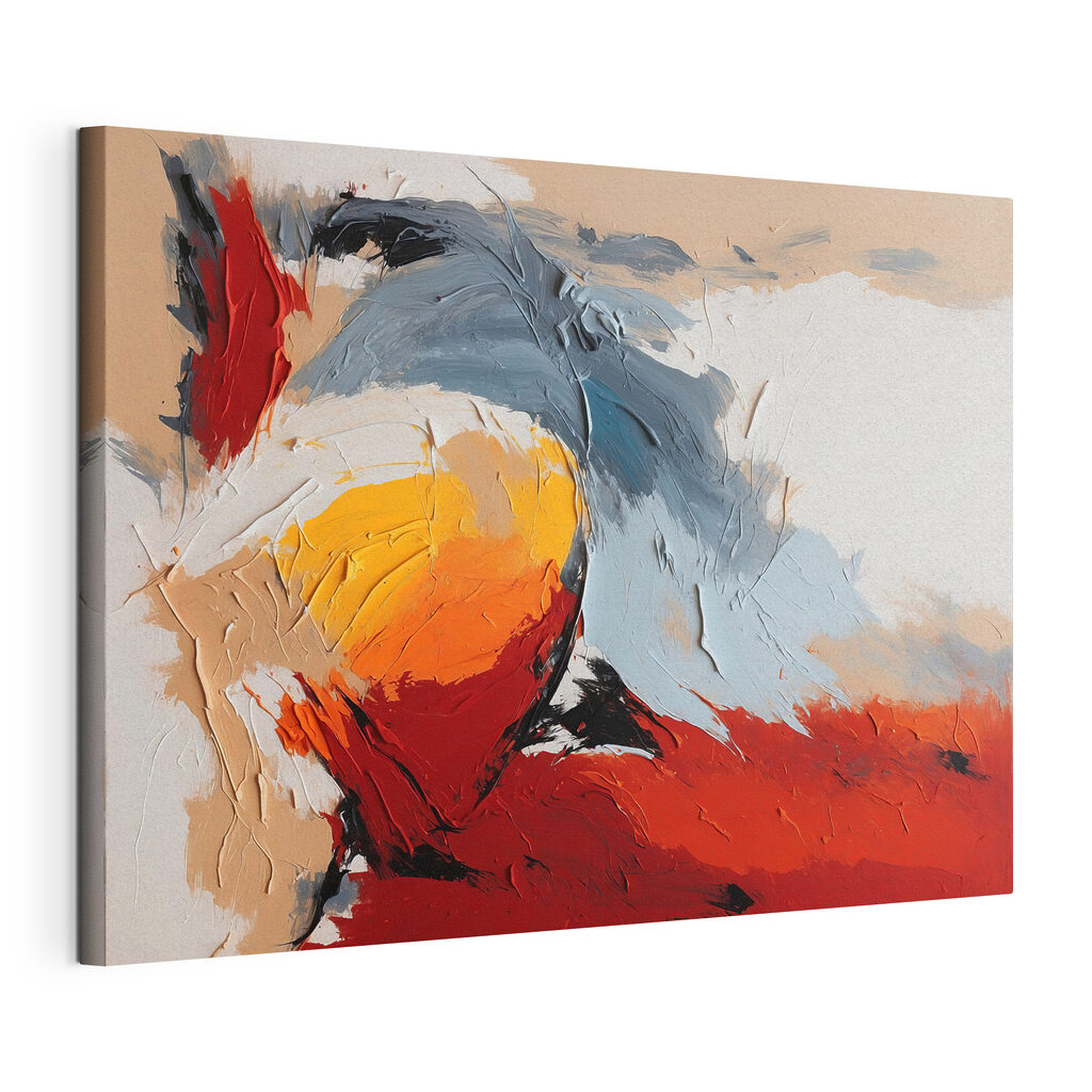Abstract expression of vibrant colors