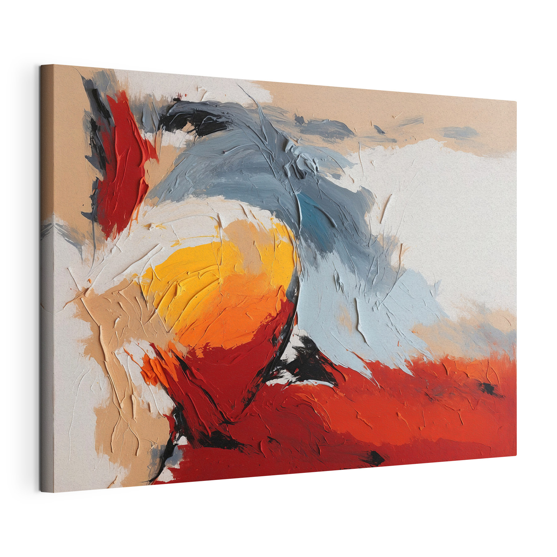 Abstract expression of vibrant colors