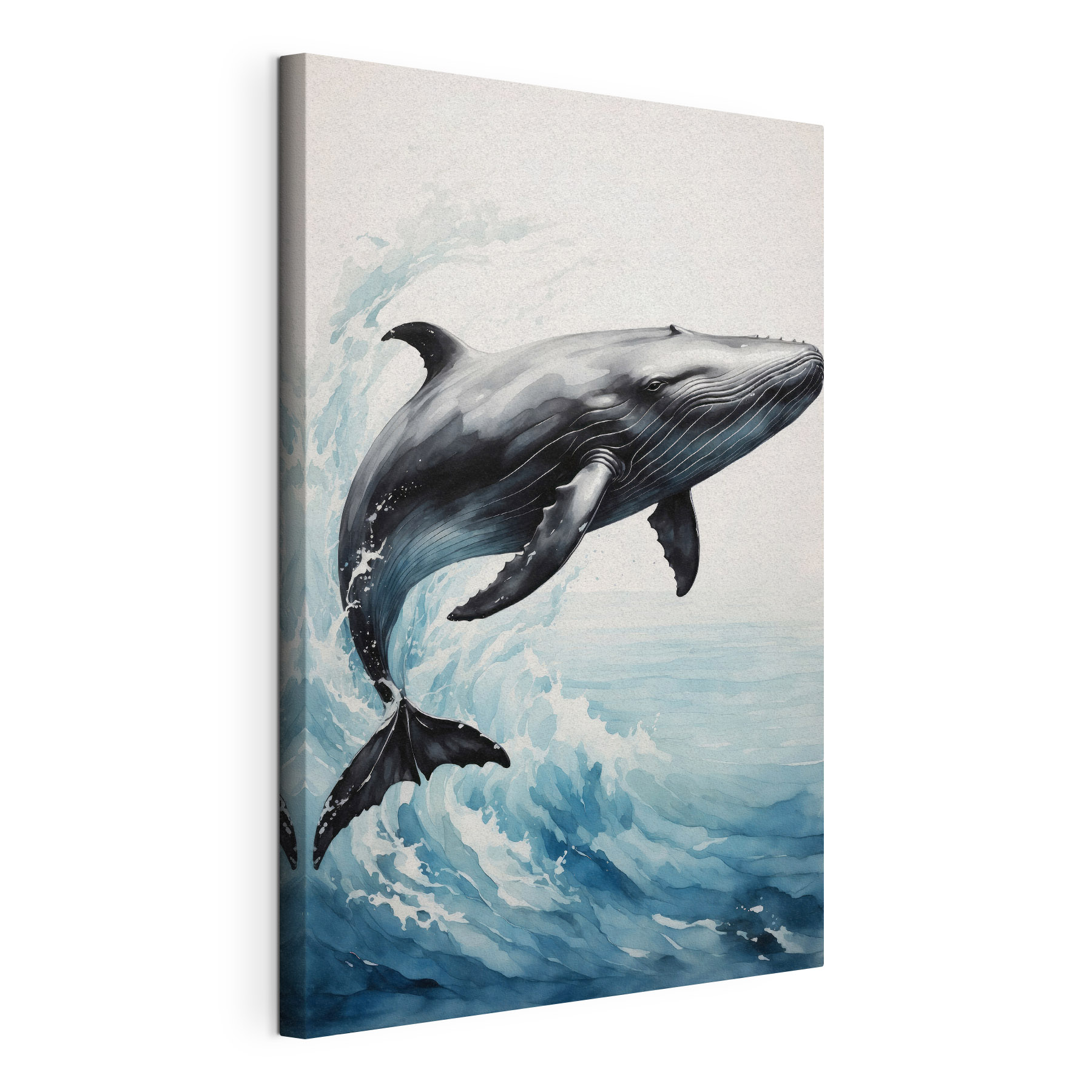 A whale jumping out of the water A whale jumping out of the water