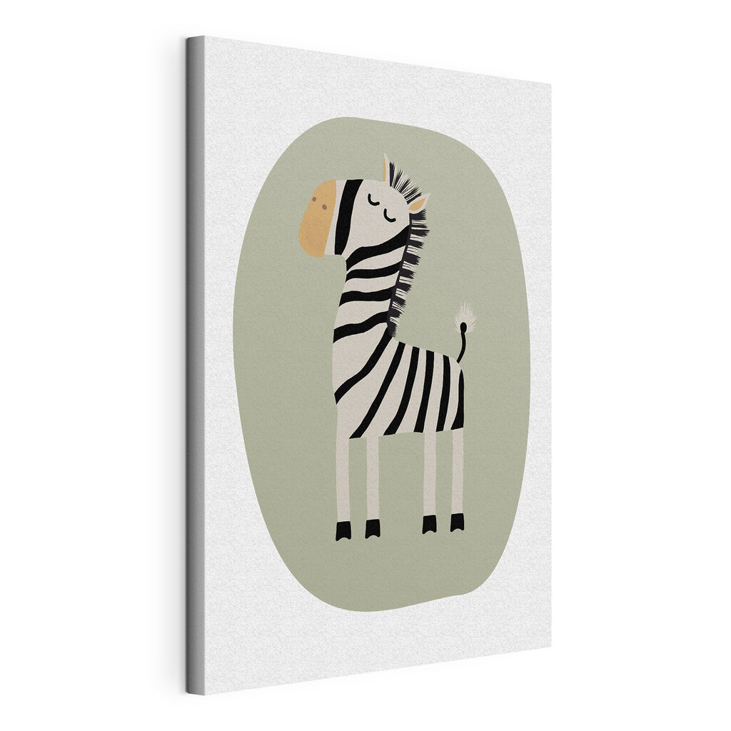 A cartoon of a zebra A cartoon of a zebra