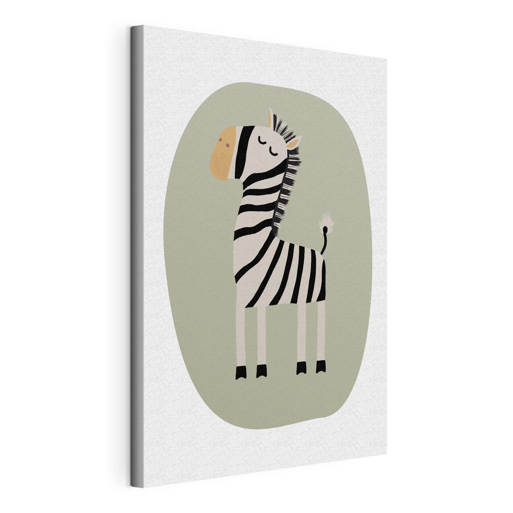 A cartoon of a zebra A cartoon of a zebra