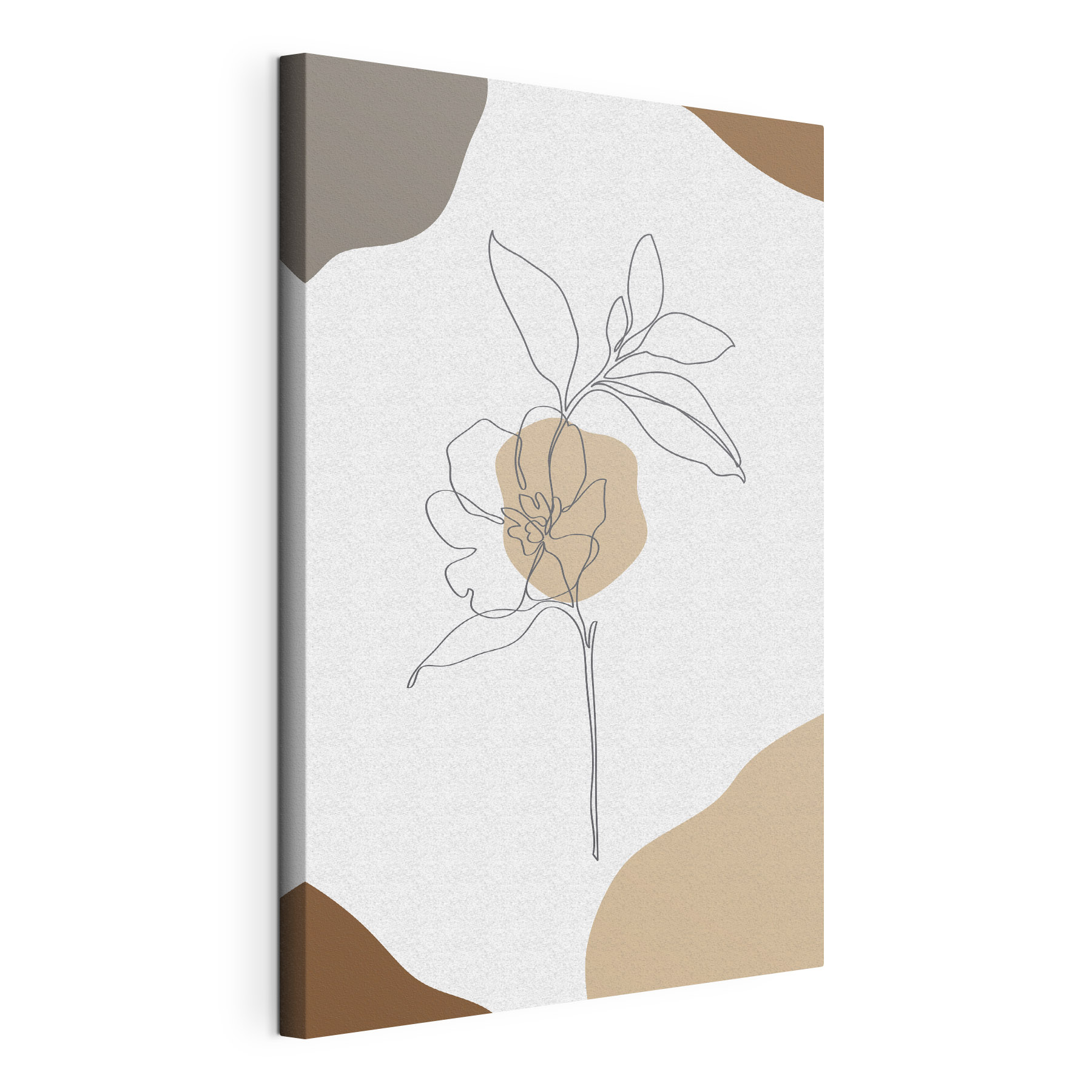 A drawing of a flower