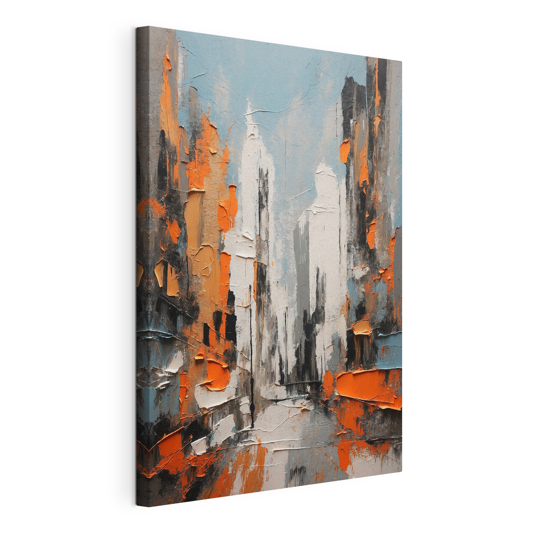 Painting of a city