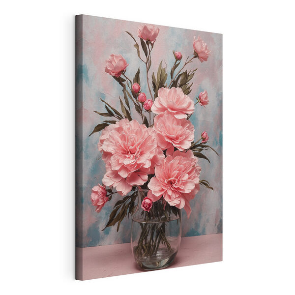 Quadri Vaso di fiori rosa