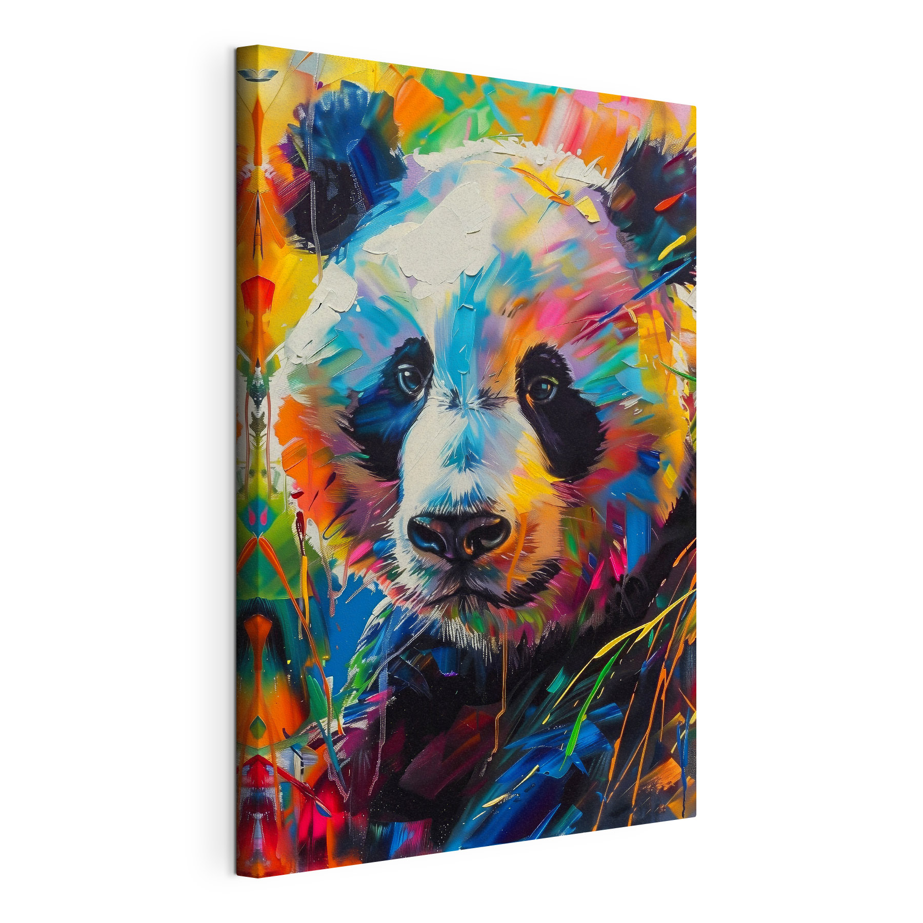 A painting of a panda A painting of a panda