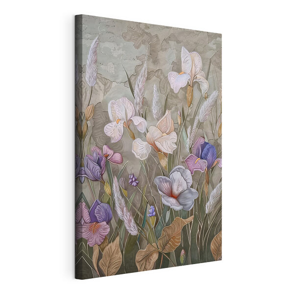 Quadri Quadri Un dipinto raffigurante fiori ed erba (COD: s38752)