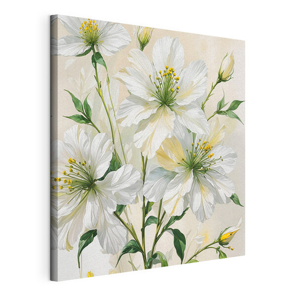 Quadri Un dipinto di fiori bianchi (COD: s38830) Quadri Quadri Un dipinto di fiori bianchi (COD: s38830)