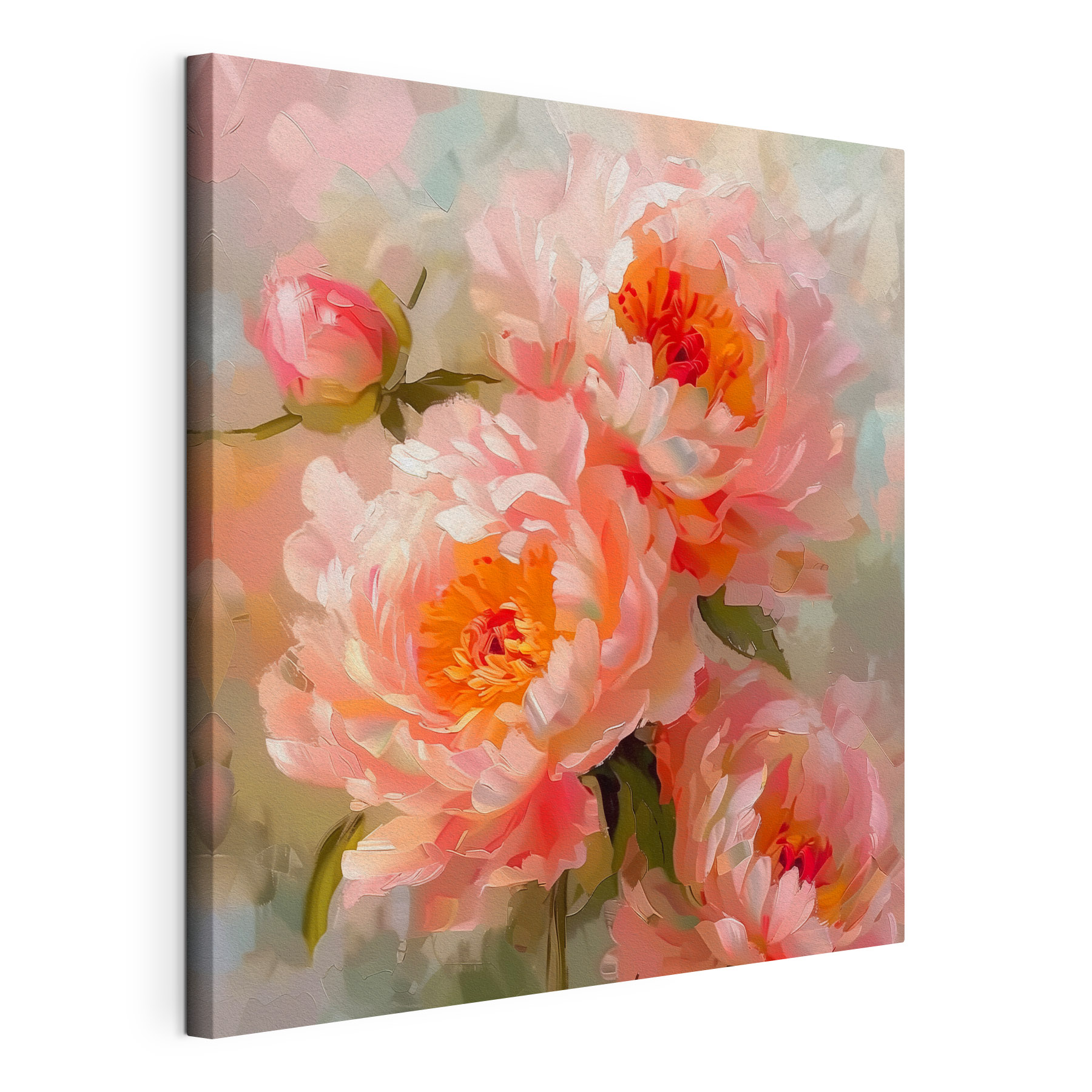 Soft pink blooms in gentle hues
