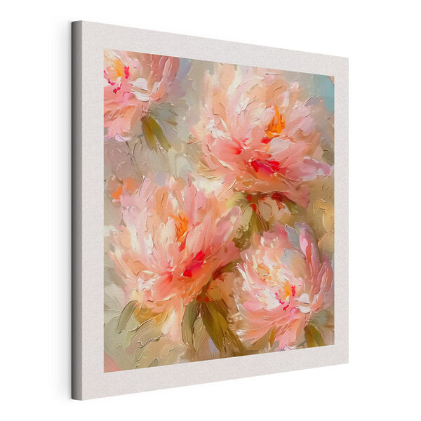 Un dipinto di fiori rosa Quadri Un dipinto di fiori rosa