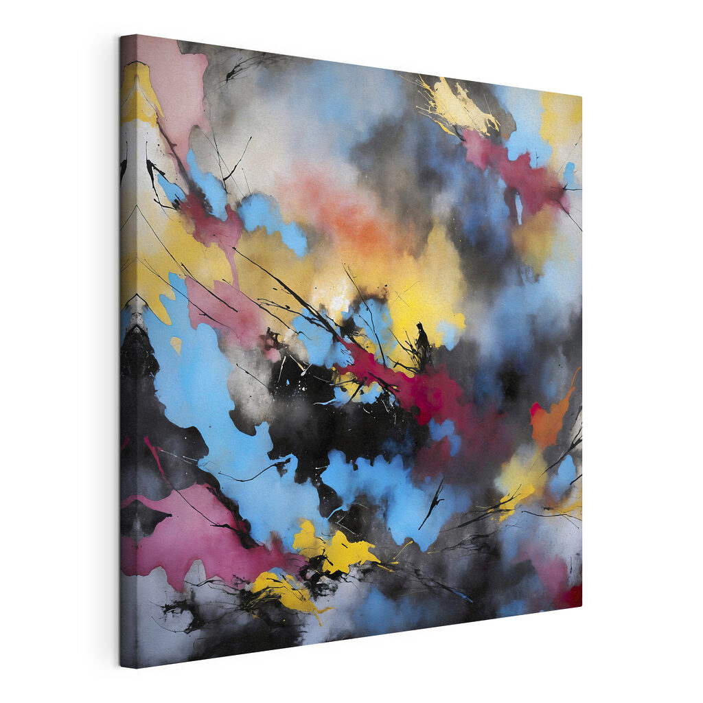A colorful painting of different colors A colorful painting of different colors