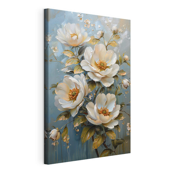Un dipinto di fiori bianchi Quadri Un dipinto di fiori bianchi