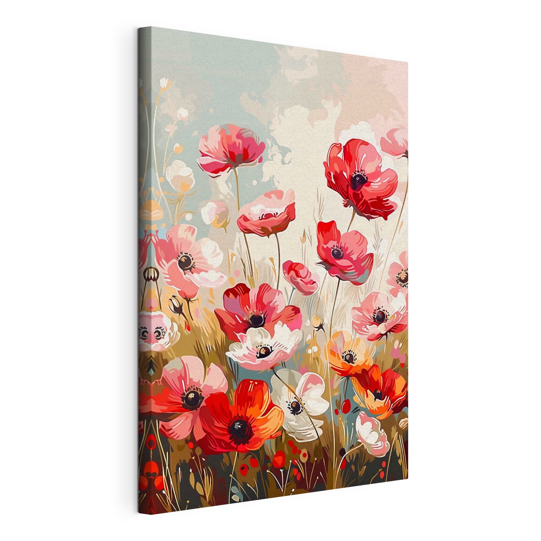 Colorful blooms in a vibrant landscape Colorful blooms in a vibrant landscape