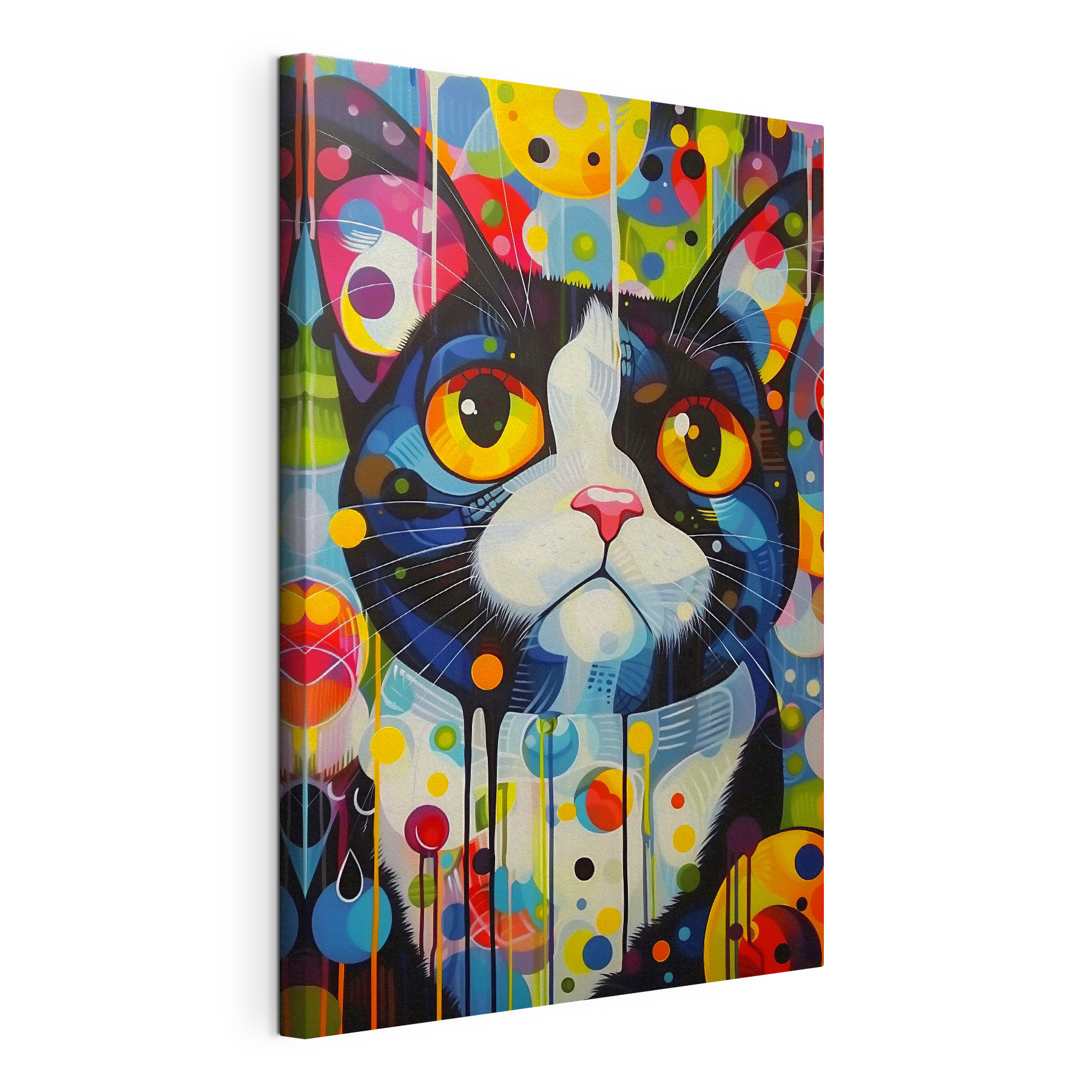 A painting of a cat A painting of a cat
