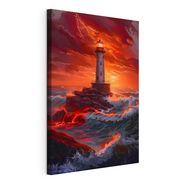 Un faro nell'oceano Quadri Un faro nell'oceano
