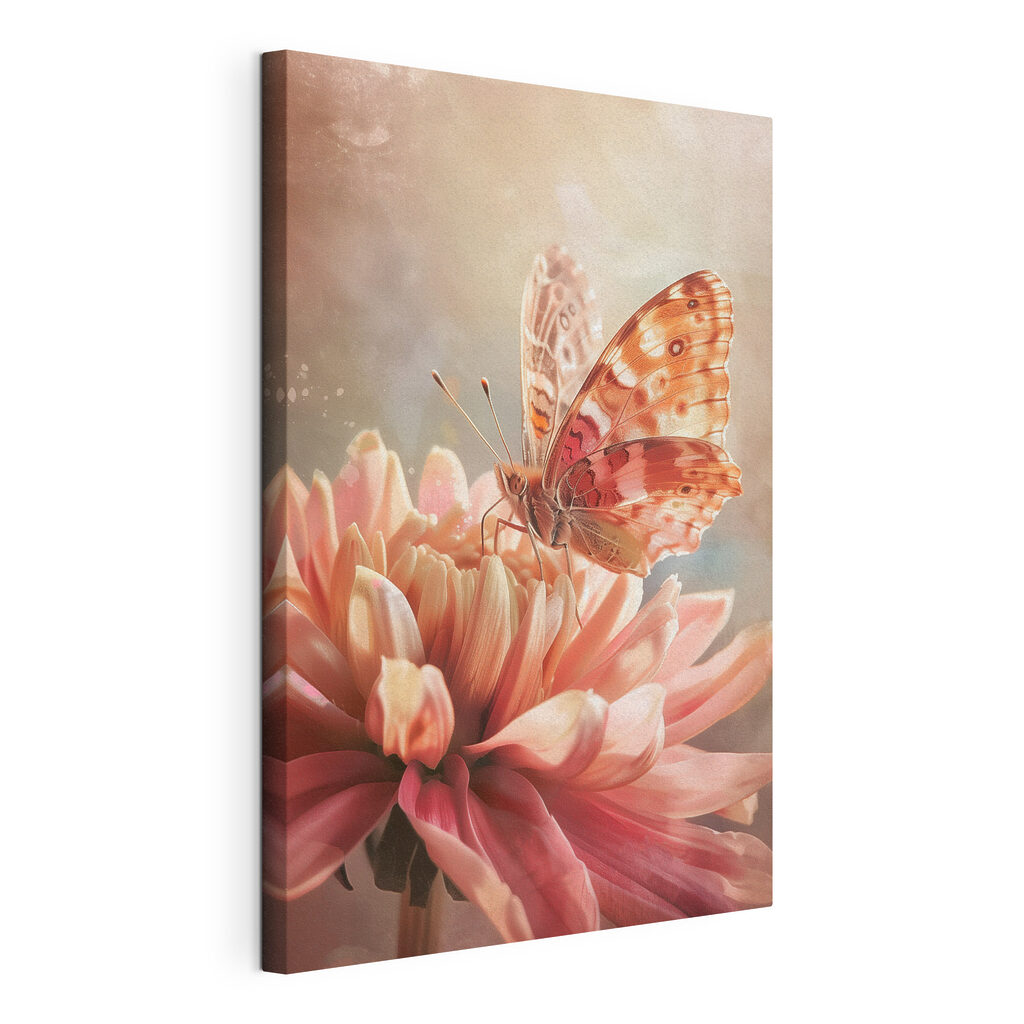 A butterfly on a flower