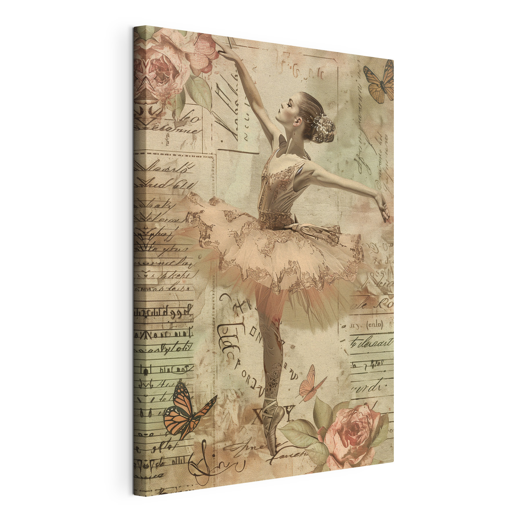 A woman in a tutu and shoes