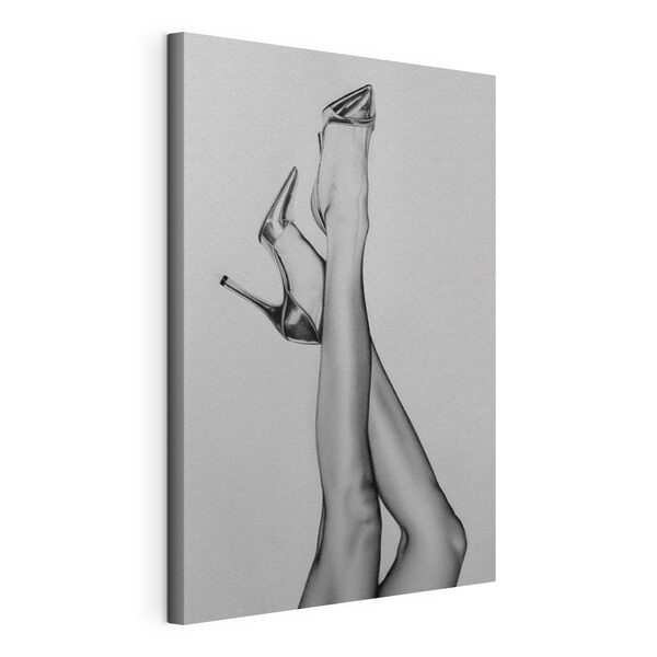 Quadri Un disegno raffigurante le gambe di una donna e dei tacchi alti (COD: s39110) Quadri Quadri Un disegno raffigurante le gambe di una donna e dei tacchi alti (COD: s39110)