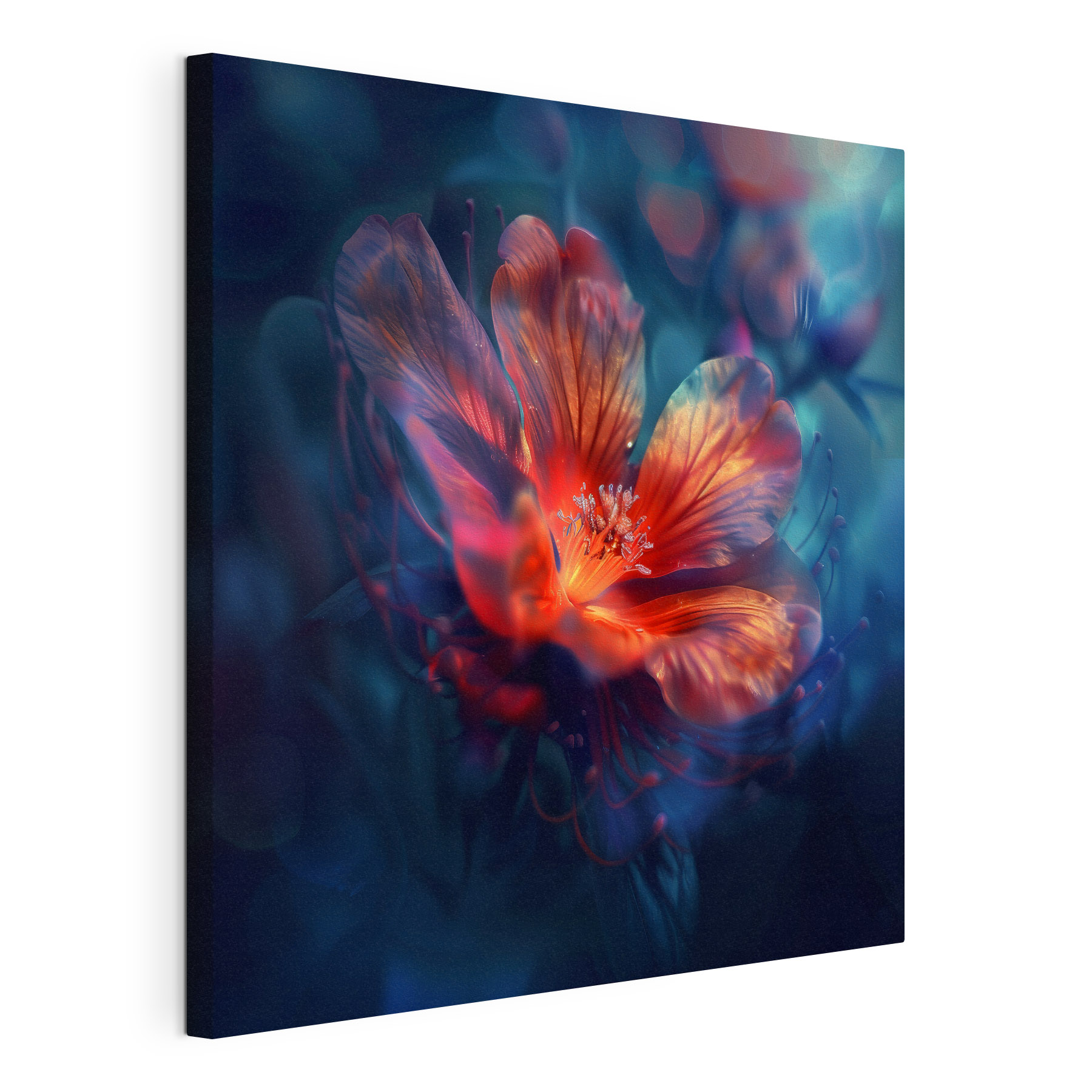 Vibrant flower in a dreamy setting Vibrant flower in a dreamy setting