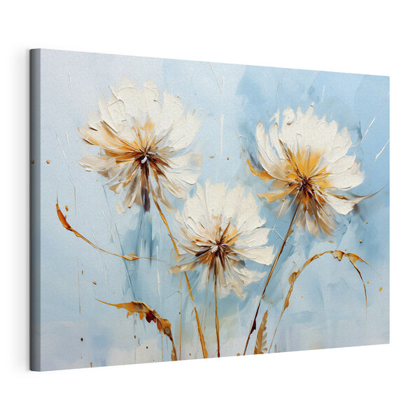 Quadri Un dipinto raffigurante dei fiori su sfondo blu (COD: s39198) Quadri Quadri Un dipinto raffigurante dei fiori su sfondo blu (COD: s39198)
