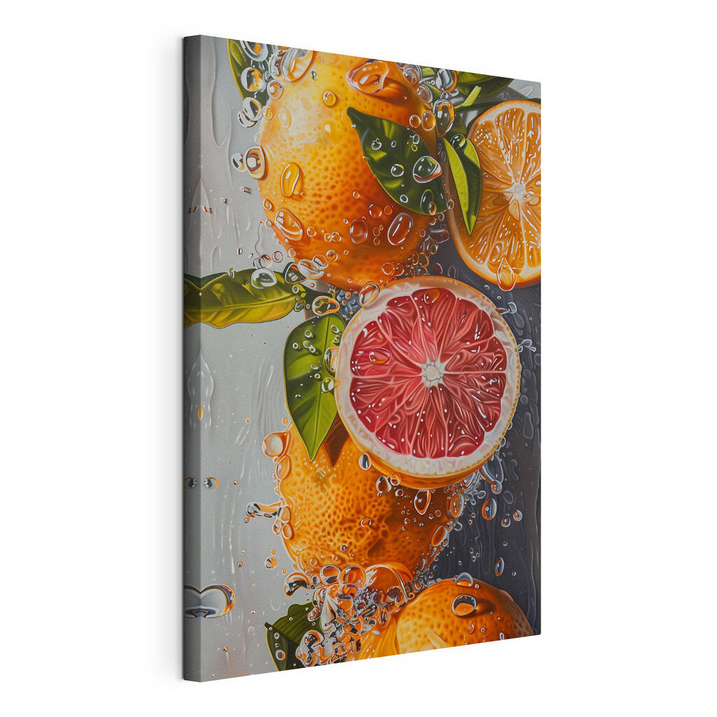 Painting of oranges and lemons Painting of oranges and lemons