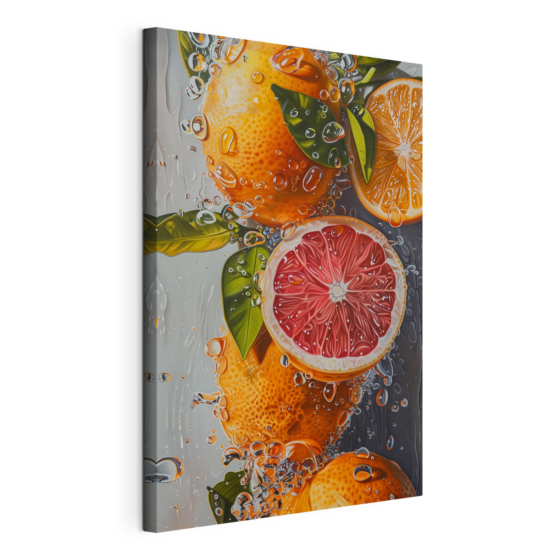 Painting of oranges and lemons Painting of oranges and lemons