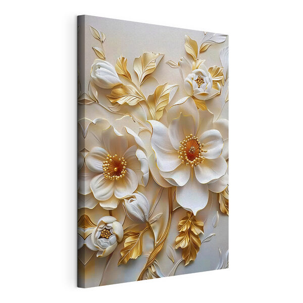 Quadri Elegante composizione floreale con fiori bianchi (COD: s39349) Quadri Quadri Elegante composizione floreale con fiori bianchi (COD: s39349)