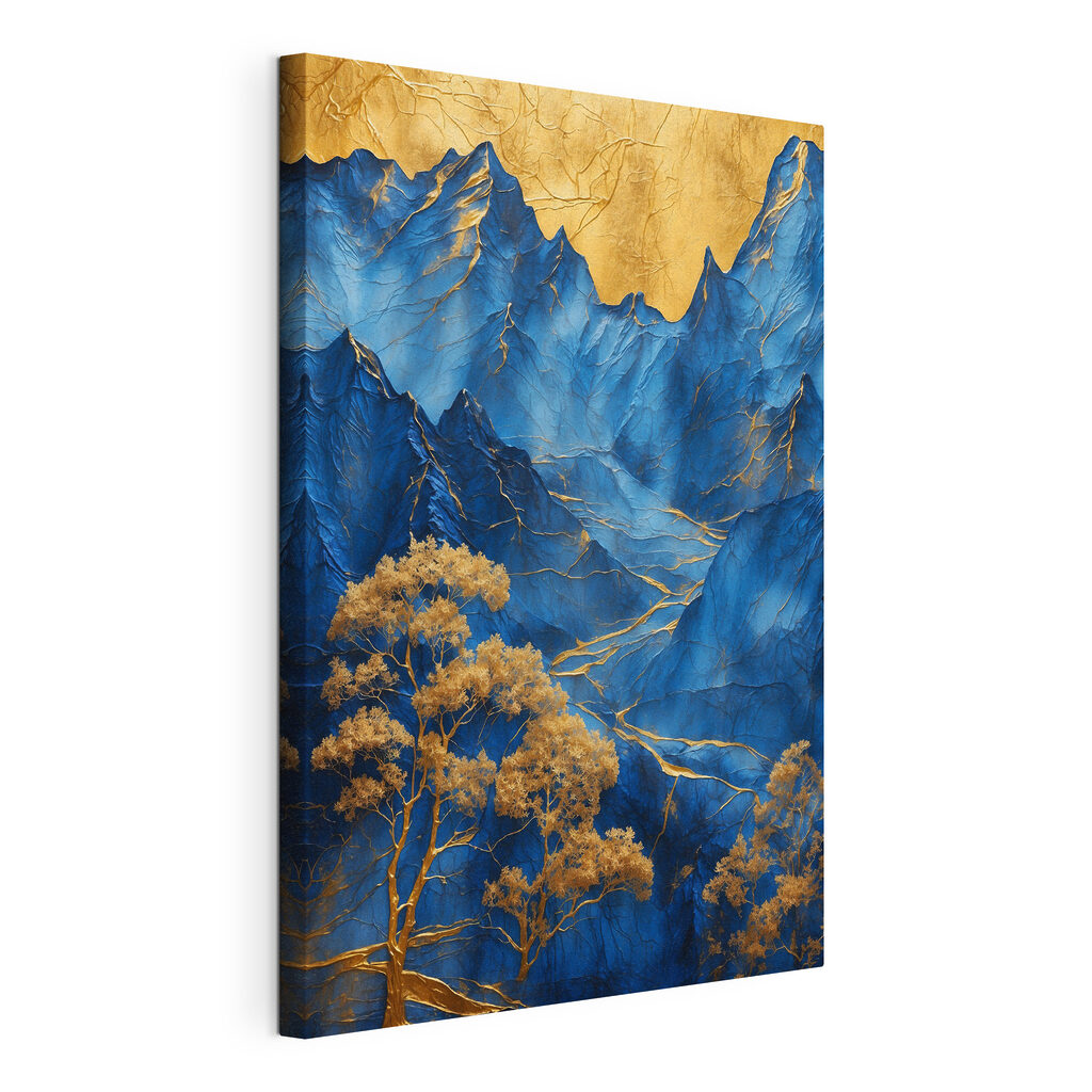 Blue mountains with trees Blue mountains with trees