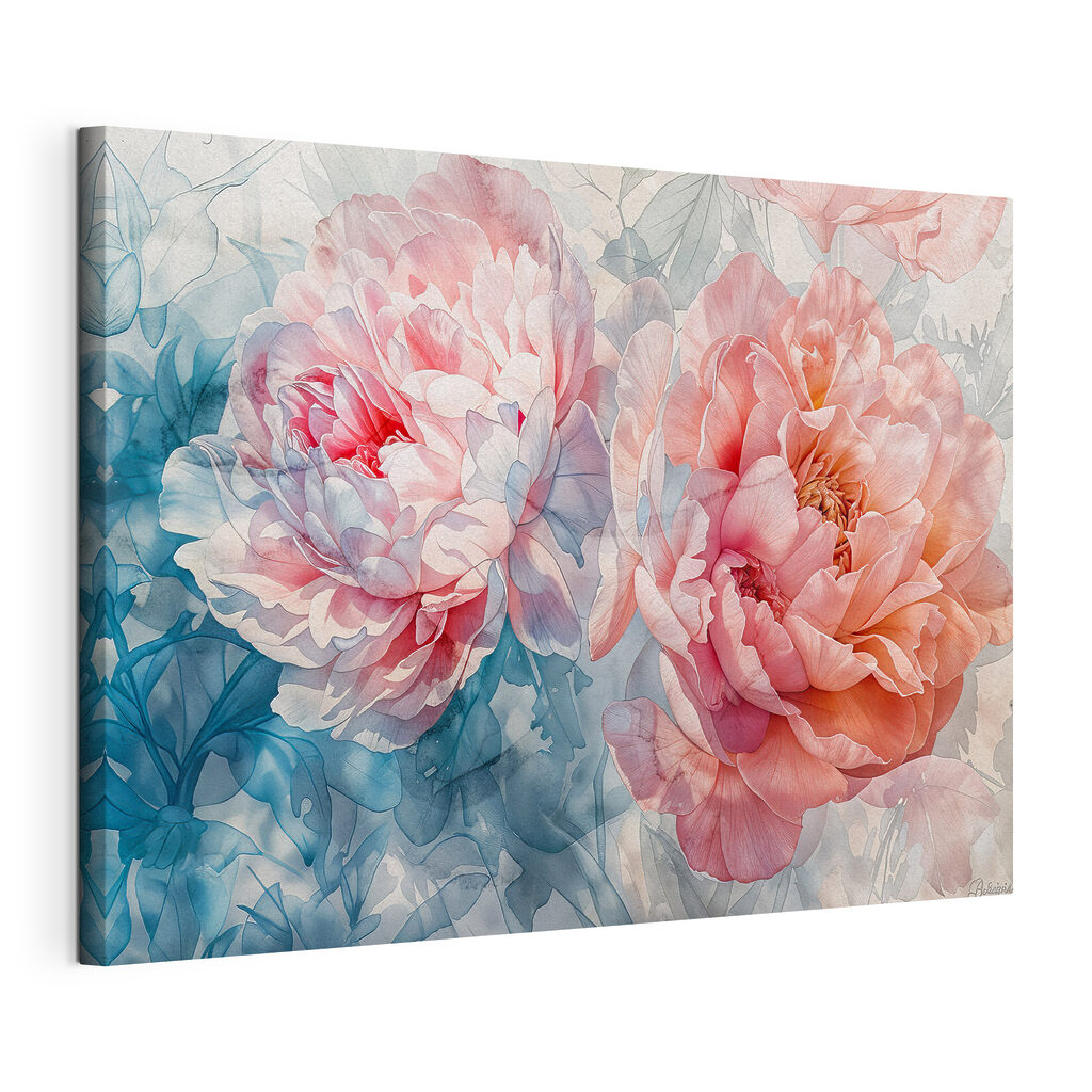 Delicate blooms in soft pastel hues Delicate blooms in soft pastel hues