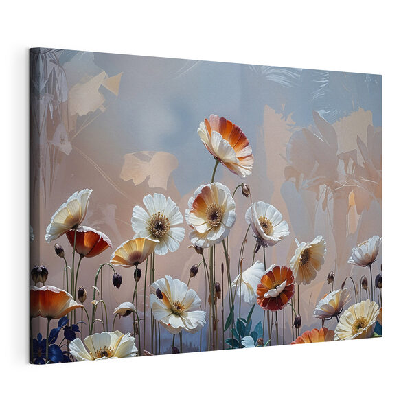 Mazzo di fiori bianchi e arancioni Quadri Mazzo di fiori bianchi e arancioni
