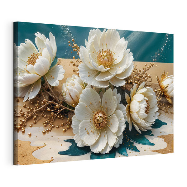 Quadri Mazzo di fiori bianchi