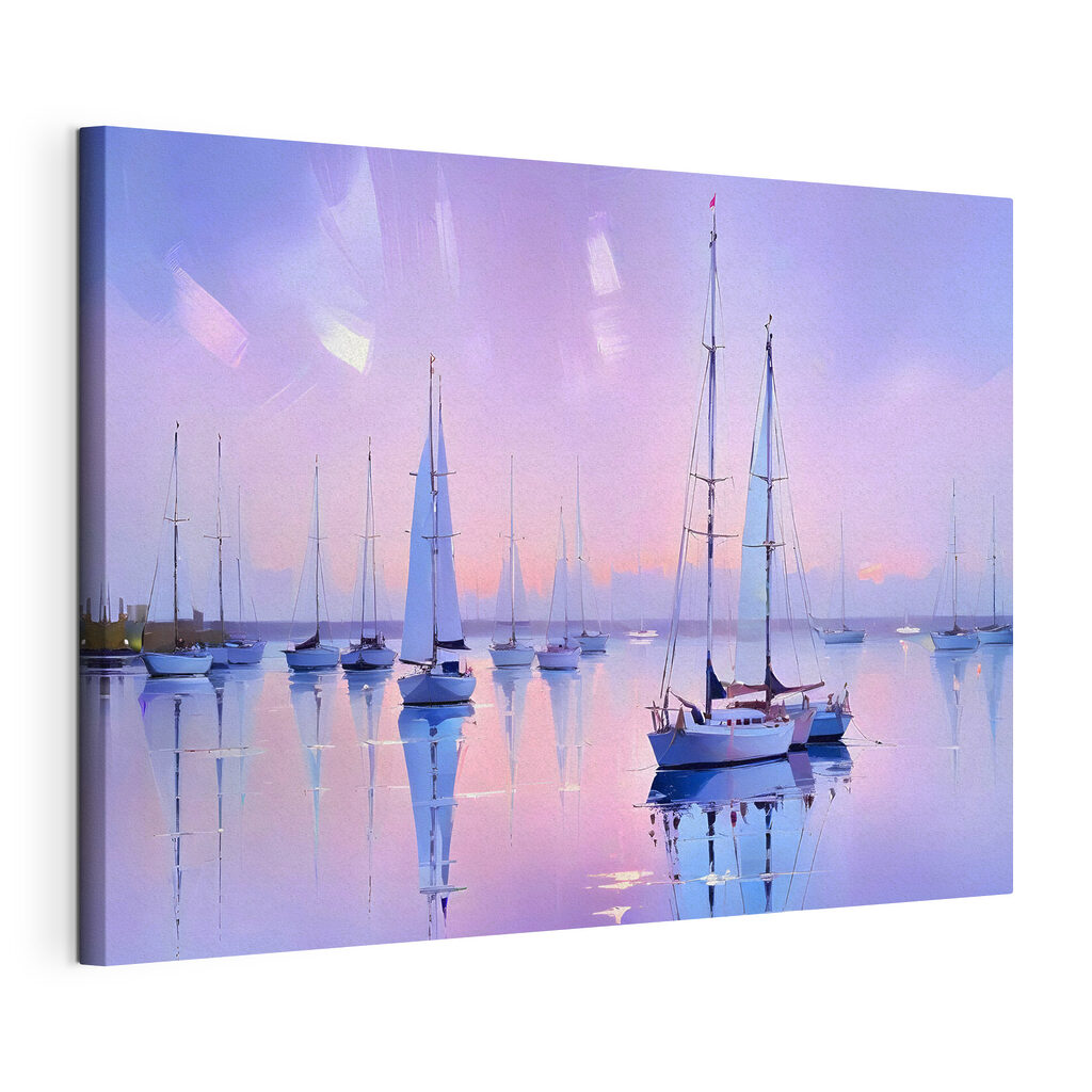 Group of sailboats on water Group of sailboats on water