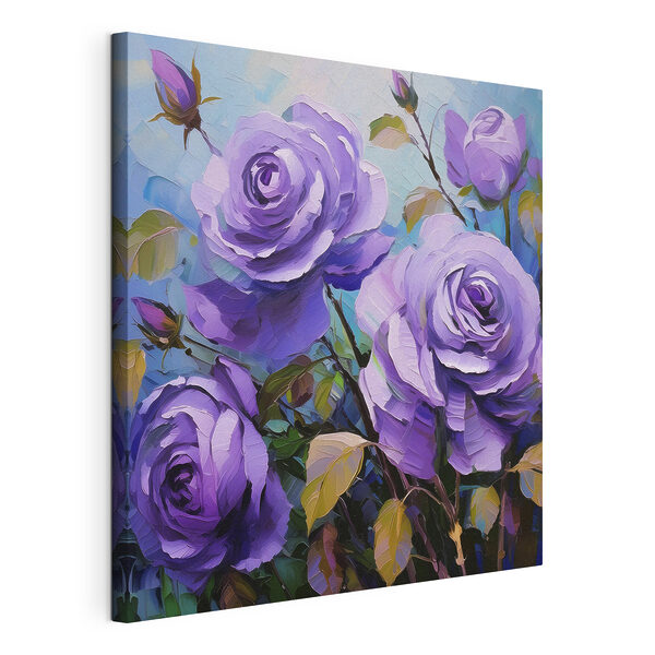Quadri Quadri Un dipinto di rose viola (COD: s39412)