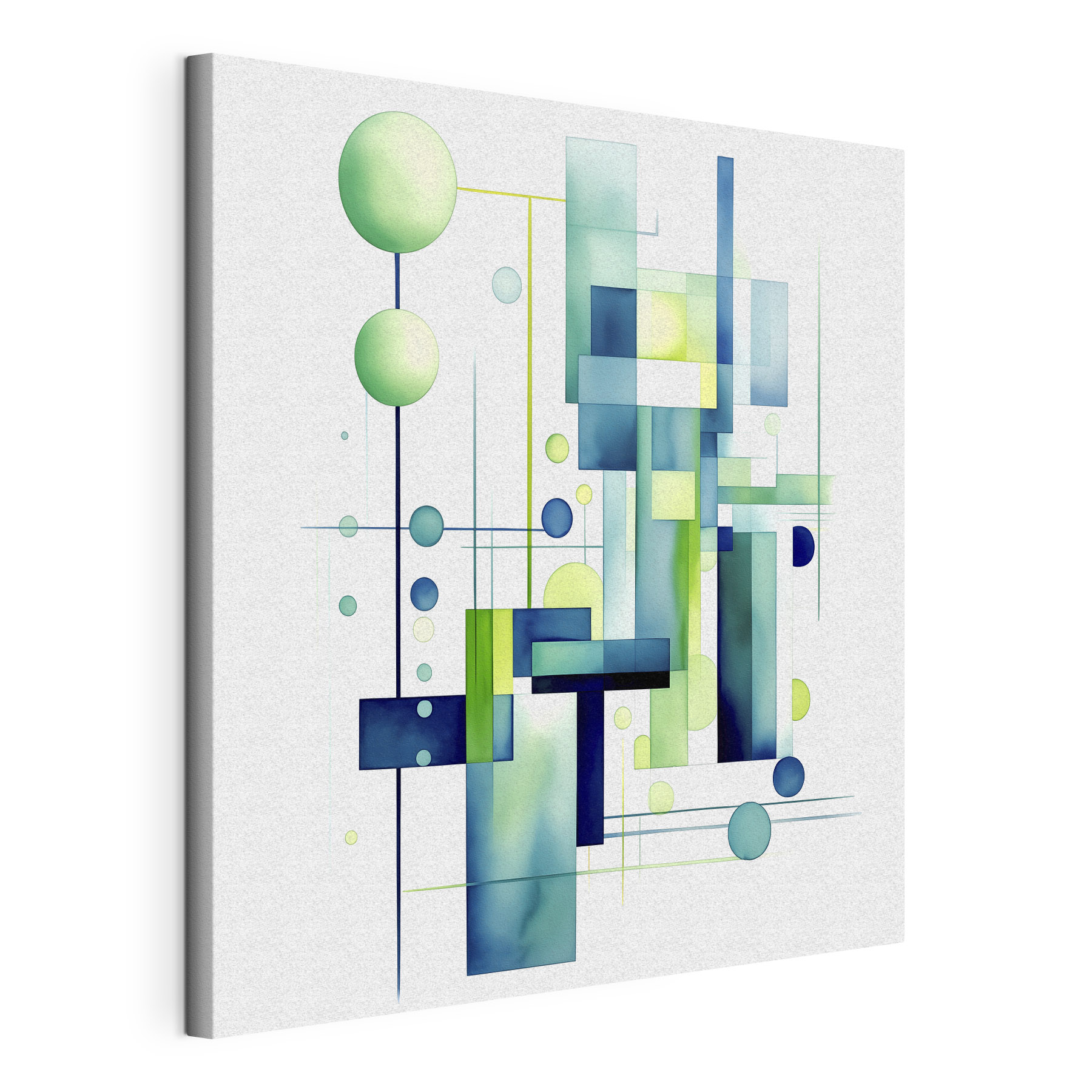 Abstract shapes in calming colors Abstract shapes in calming colors