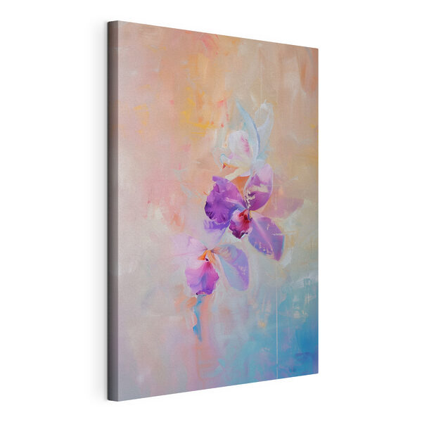 Dipinto di fiori viola Quadri Dipinto di fiori viola