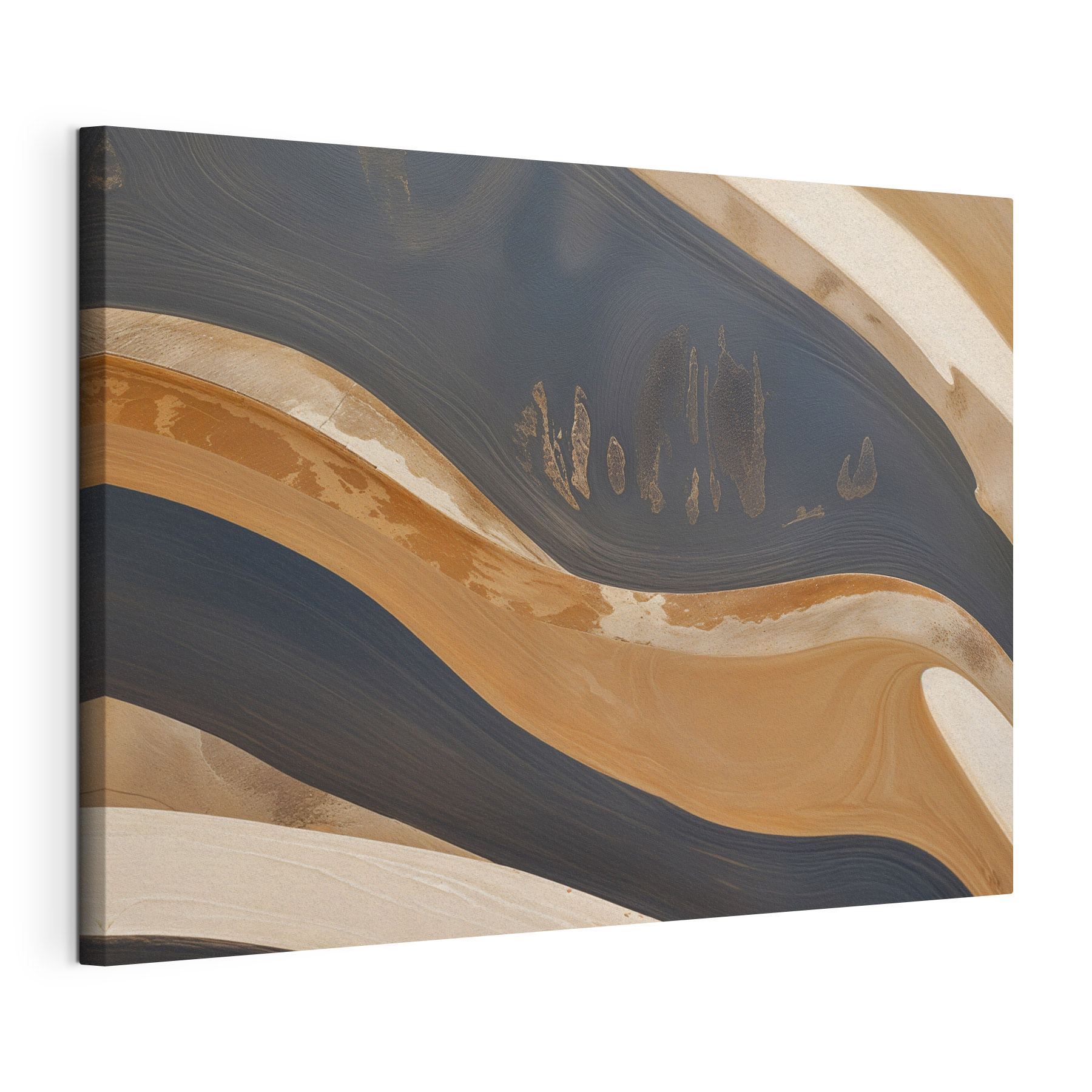 Fluid lines in earthy tones Fluid lines in earthy tones