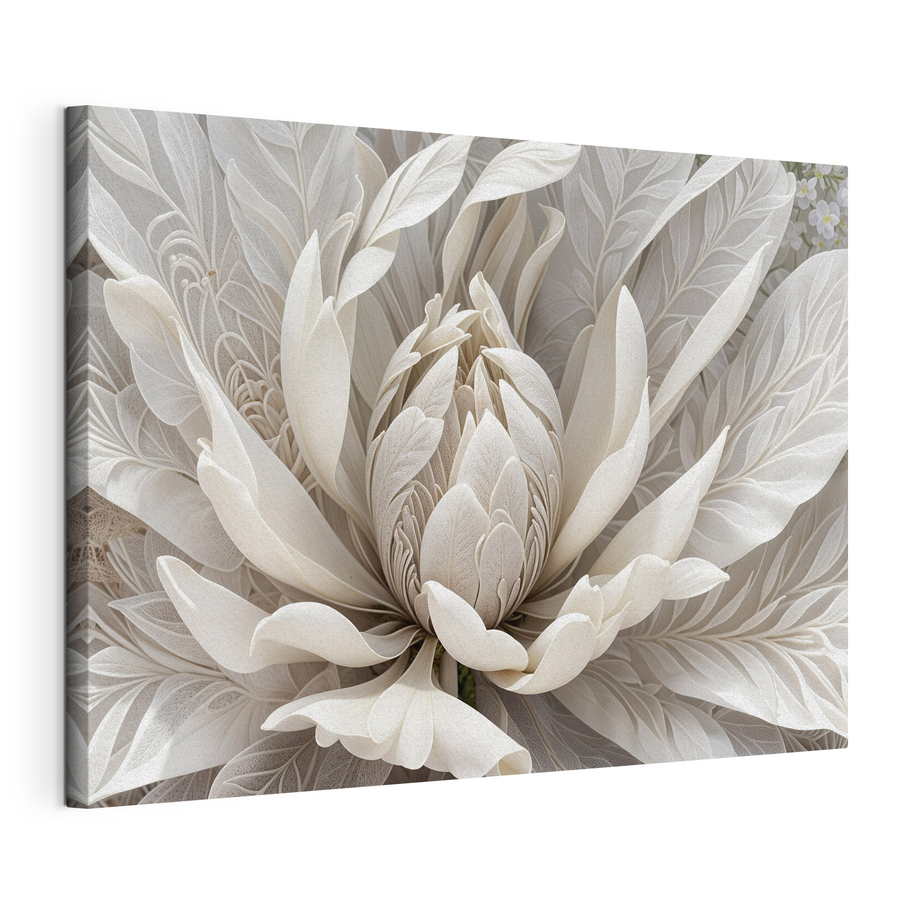 Delicate floral design in soft hues