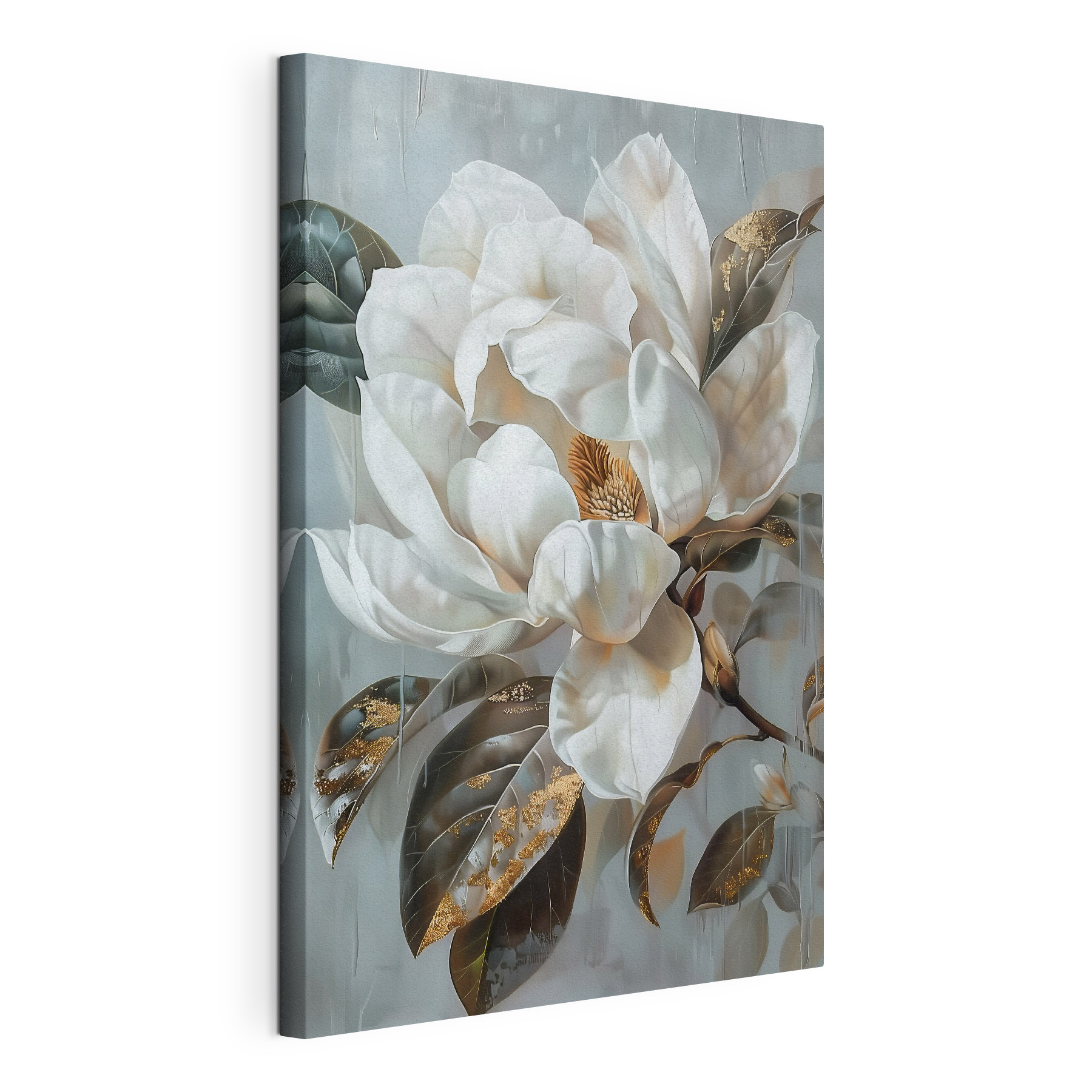 Painting of a white flower Painting of a white flower