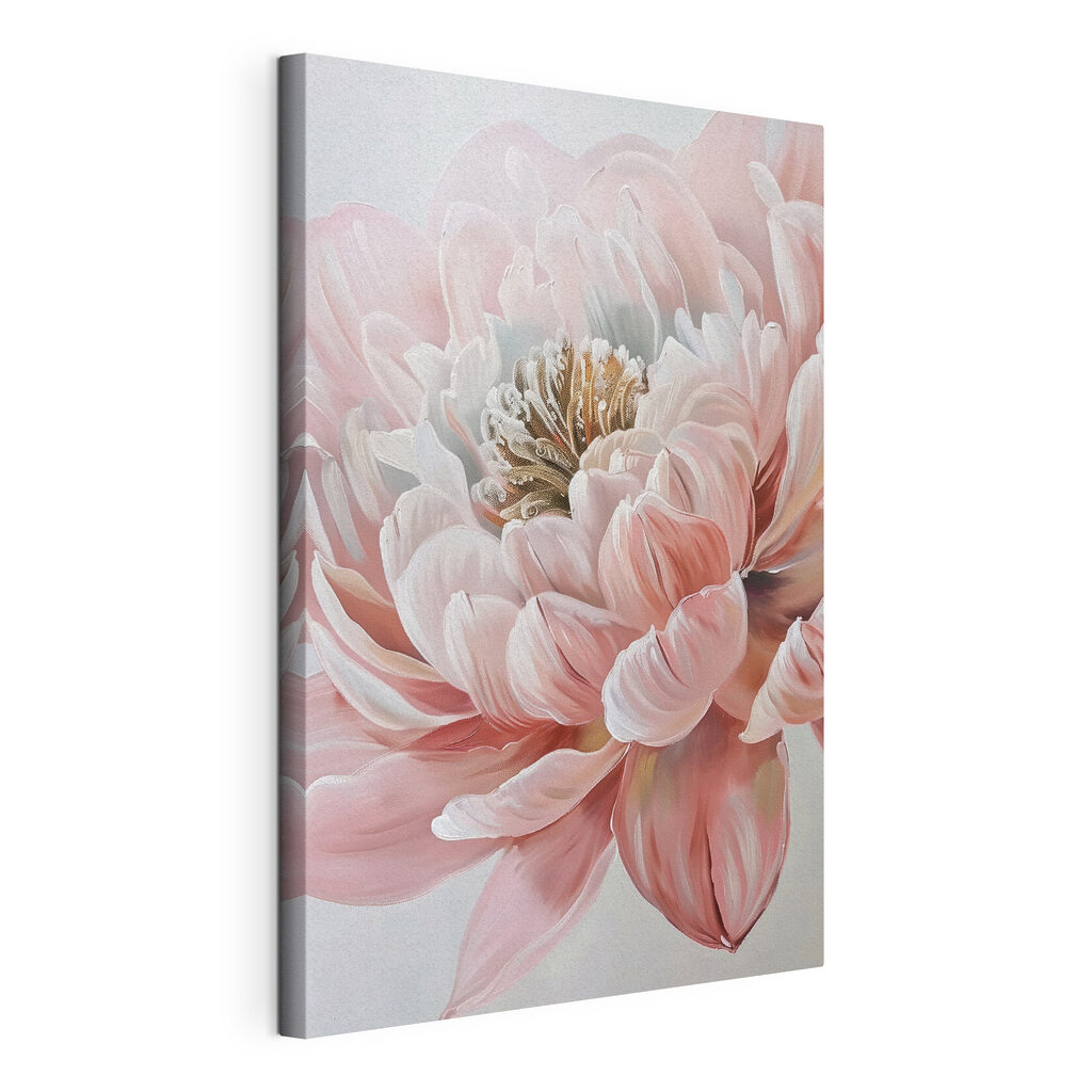 Soft pink petals in gentle bloom