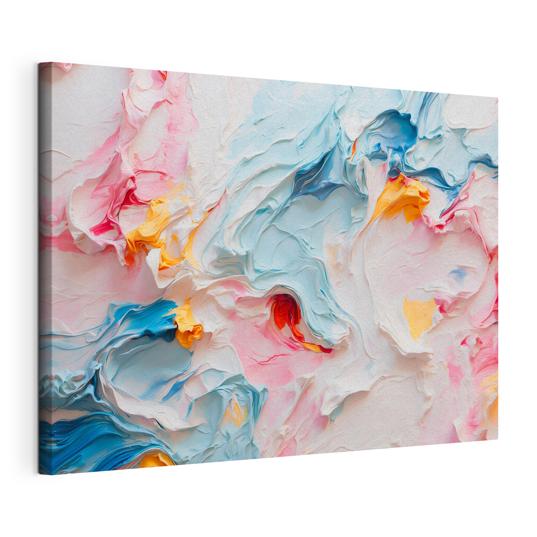 Colorful swirls of vibrant paint Colorful swirls of vibrant paint