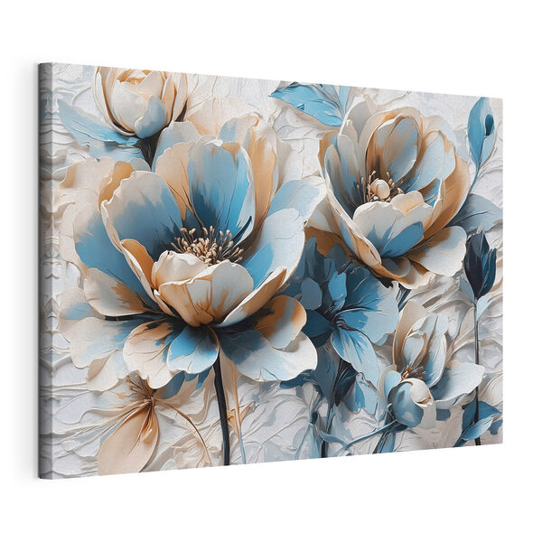 Quadri Composizione di fiori blu e bianchi (COD: s39604) Quadri Quadri Composizione di fiori blu e bianchi (COD: s39604)