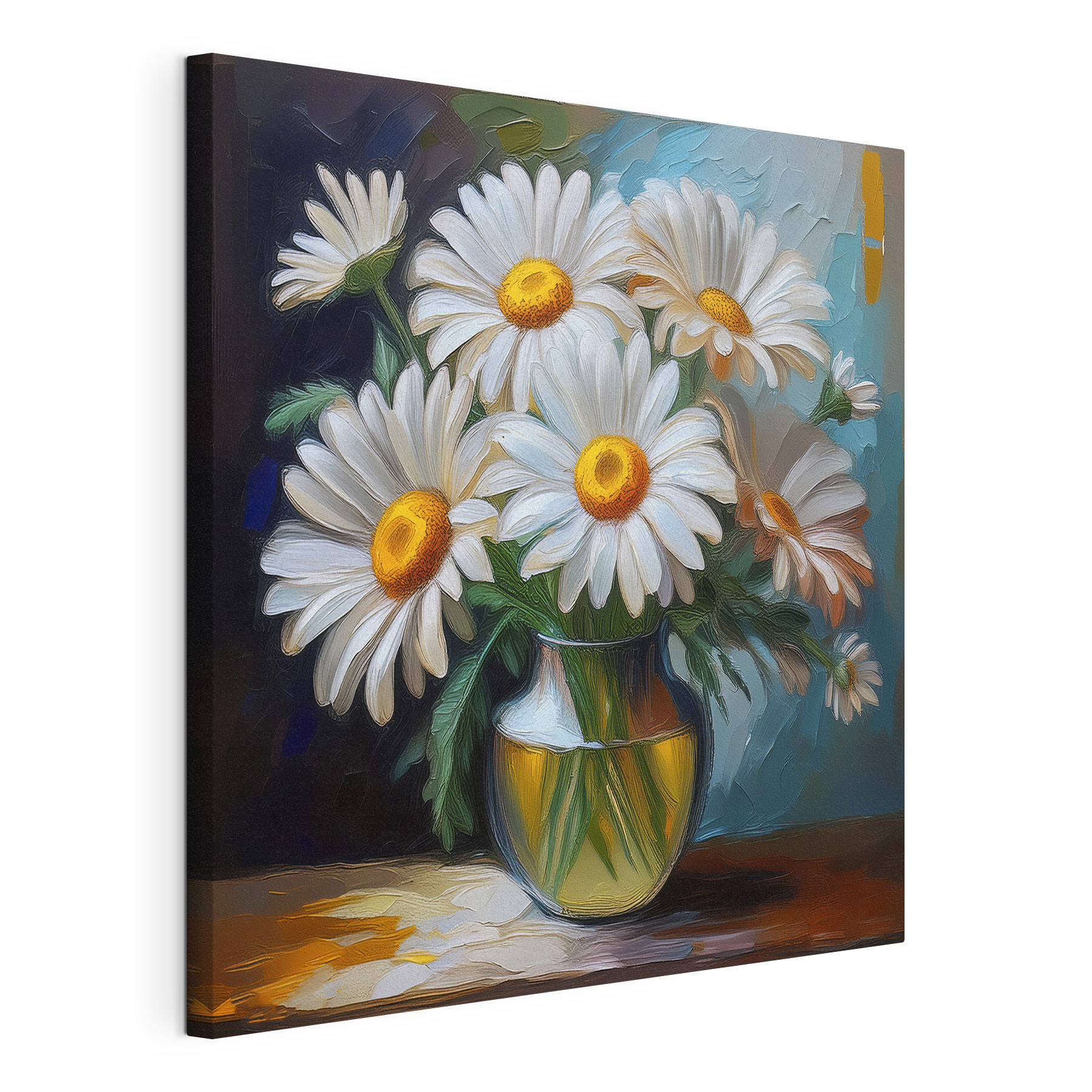 Painting of a vase of flowers