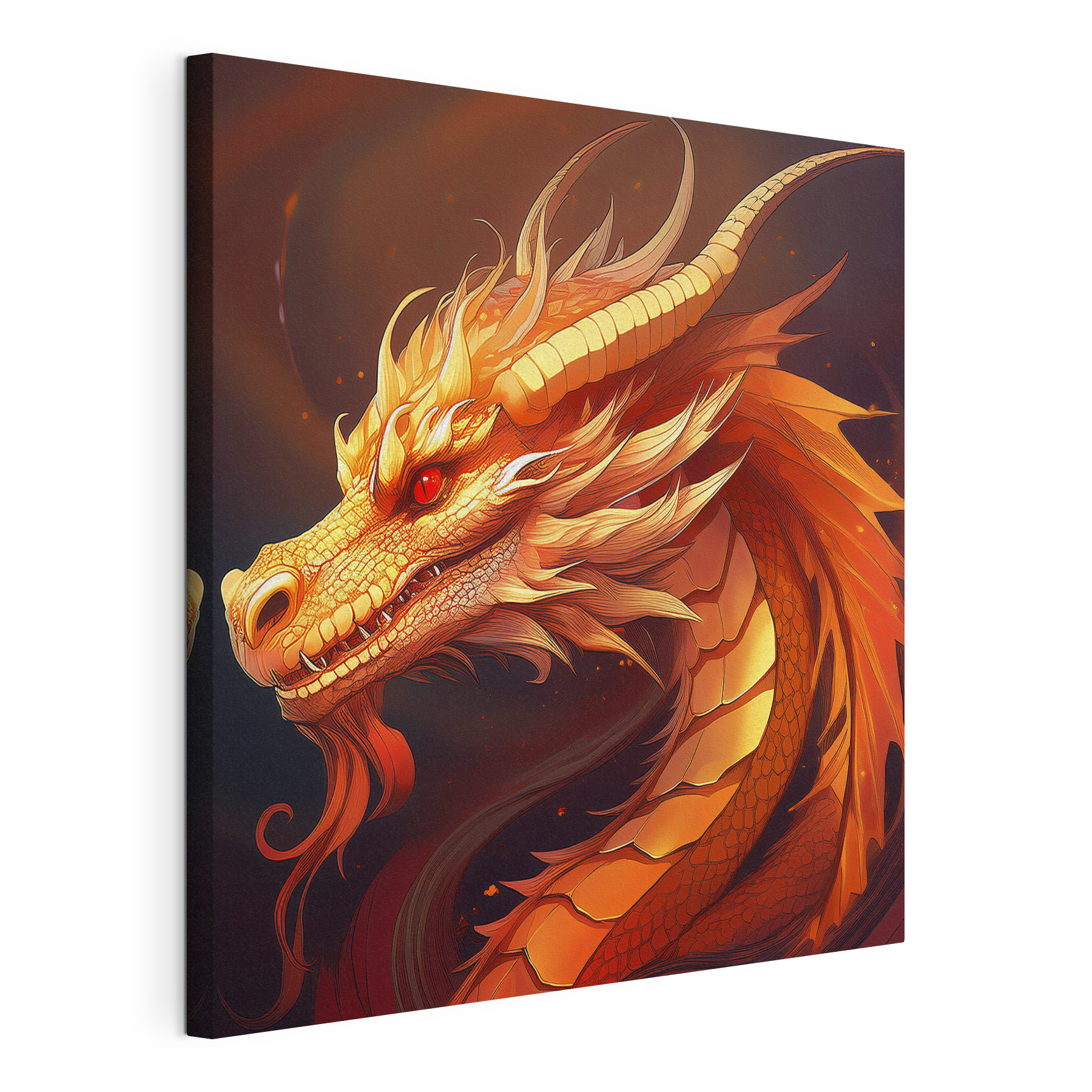 Dragon with red eyes Dragon with red eyes