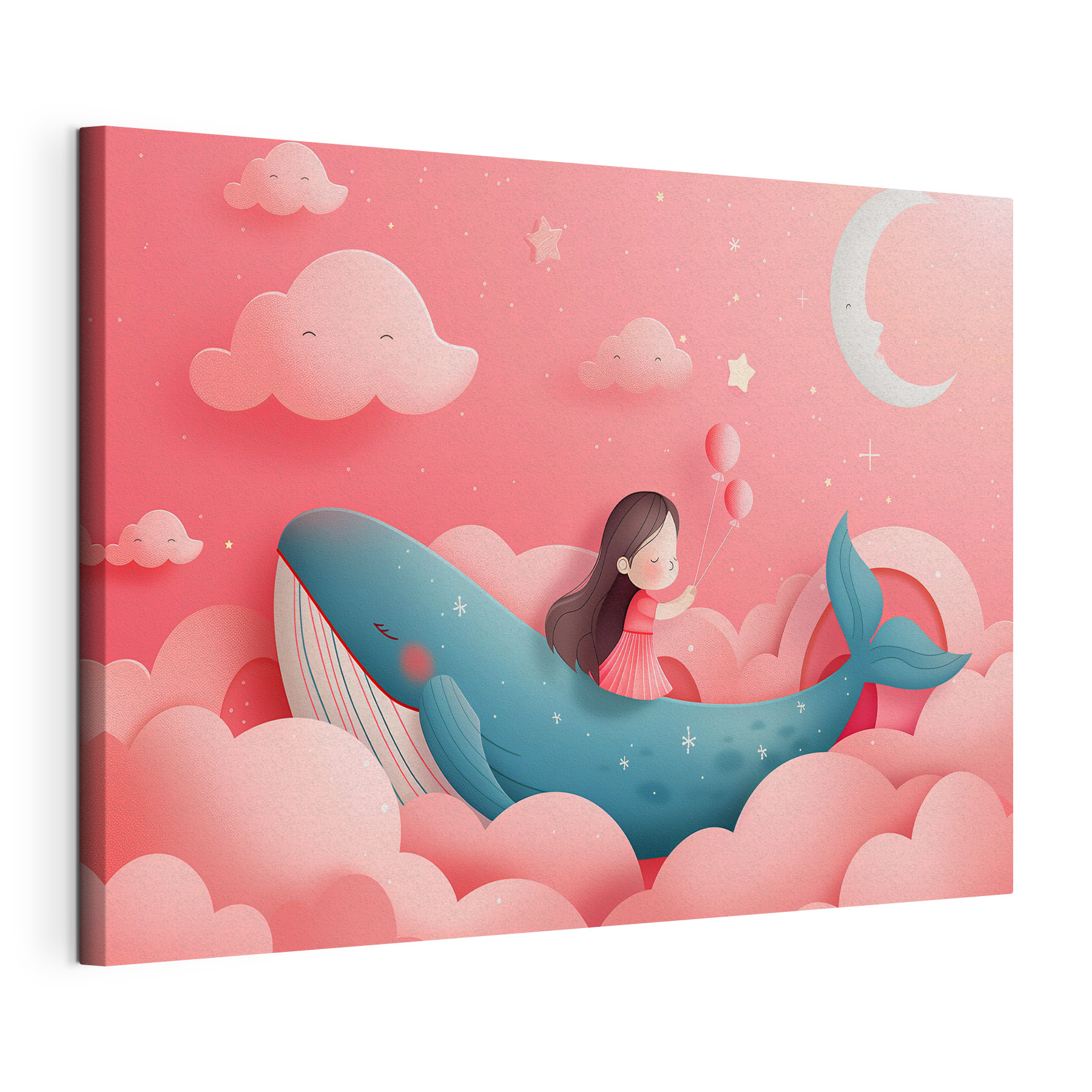 Girl in a whale