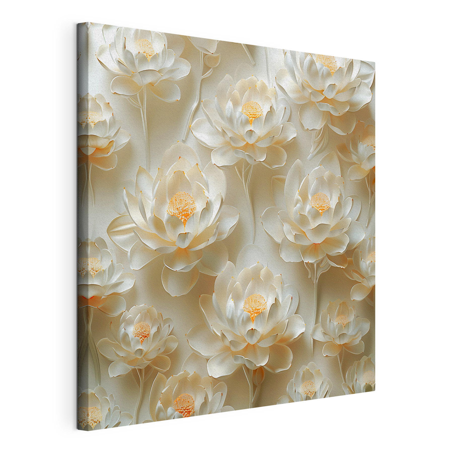 Elegant lotus flowers in soft hues Elegant lotus flowers in soft hues