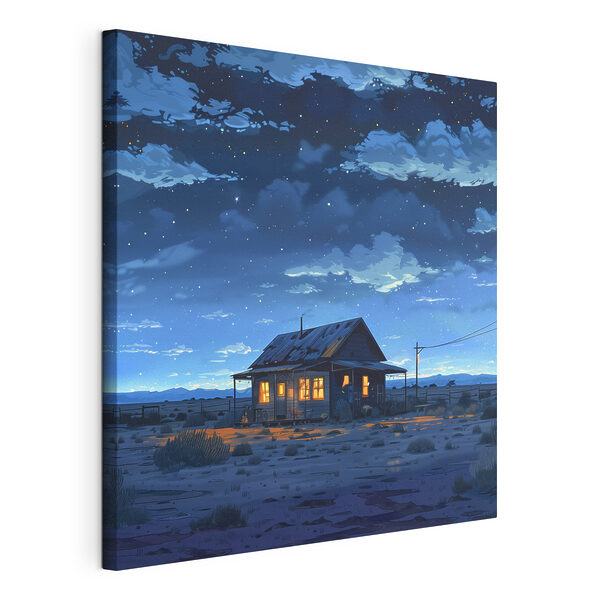 Quadri Una casa nel deserto di notte (COD: s39771) Quadri Quadri Una casa nel deserto di notte (COD: s39771)